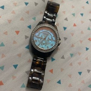 Fossil Acrylic Iridescent Watch
